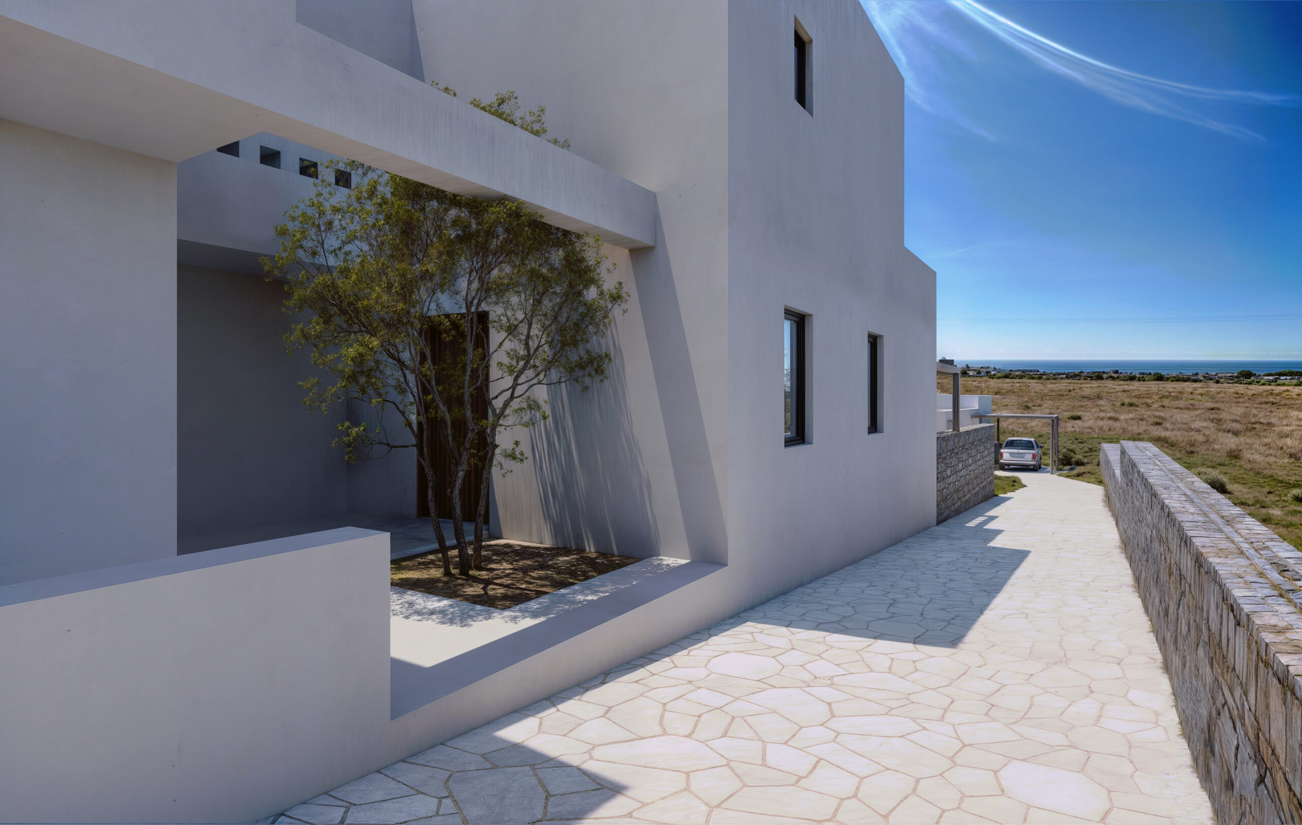 Residence Ariadne courtyard property in Paros Greece